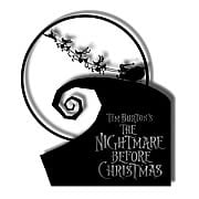 Nightmare Before Christmas Set Out to Sleigh Metal Sign